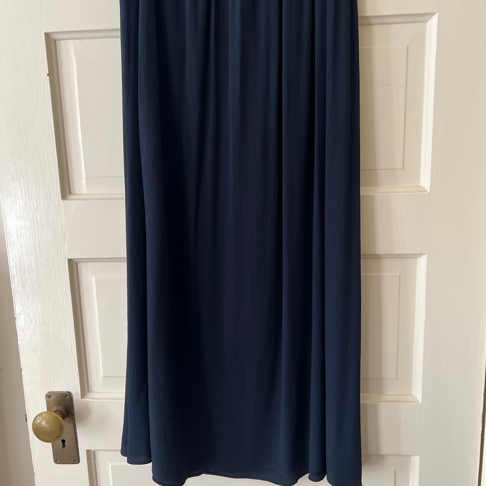 Escada Blue Midi A-Line Skirt for Work